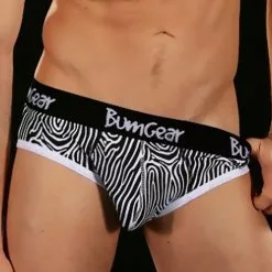 Underwear Bumgear BG111 Zebra Brief Black