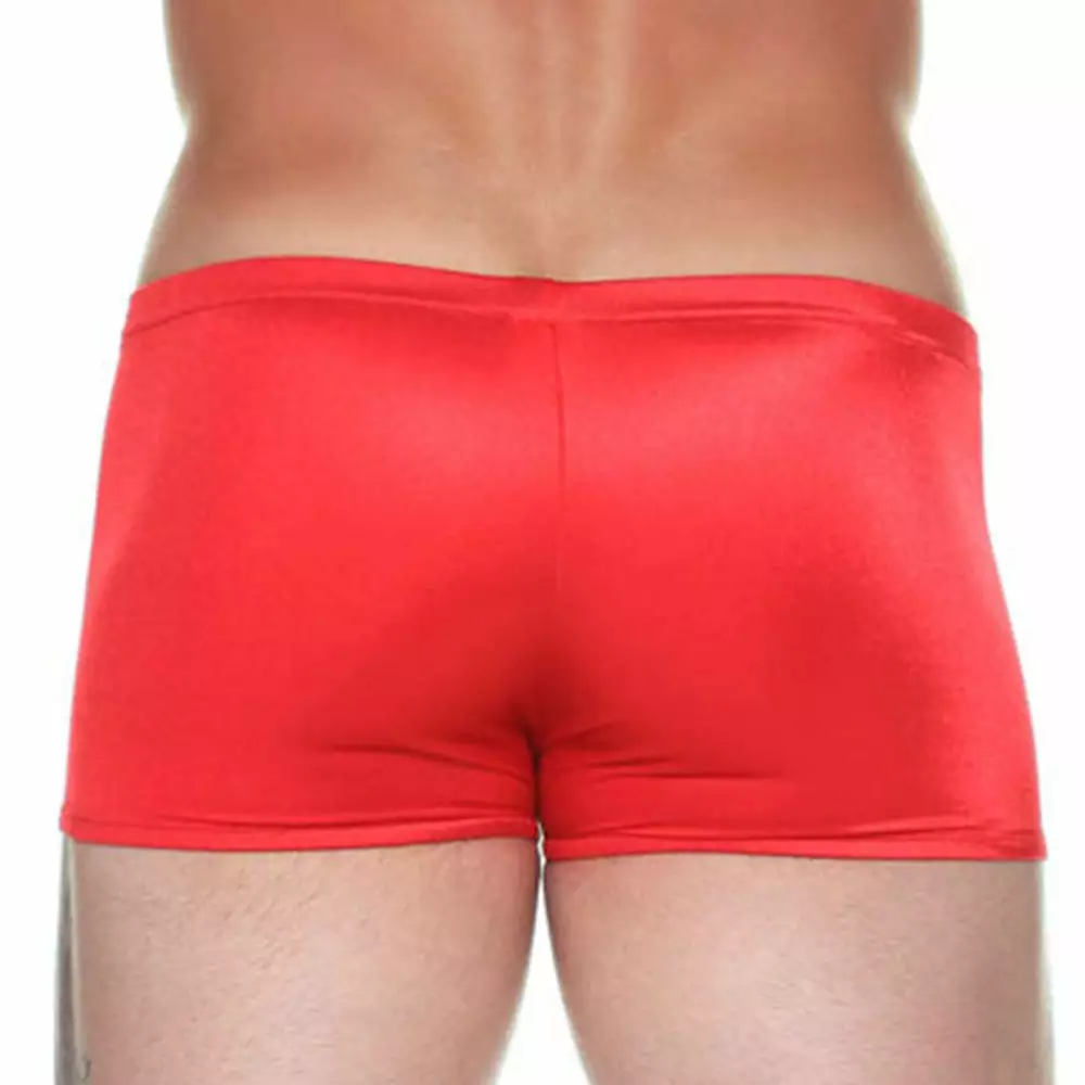 Male Power 153-076 Lo Rise Satin Short 3 Male Power 153-076 Lo Rise Satin Short
