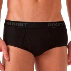 2xist 2X31020039030 Cotton 3Pk Fly-Front Brief