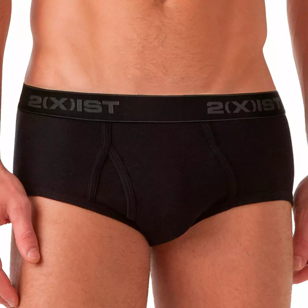 2xist 2X31020039030 Cotton 3Pk Fly-Front Brief 1 2xist 2X31020039030 Cotton 3Pk Fly-Front Brief