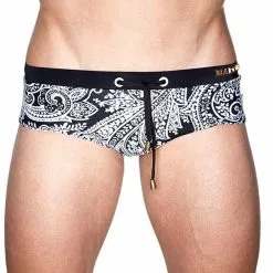 Marcuse MA-Lure-Black Low Riding Swimwear