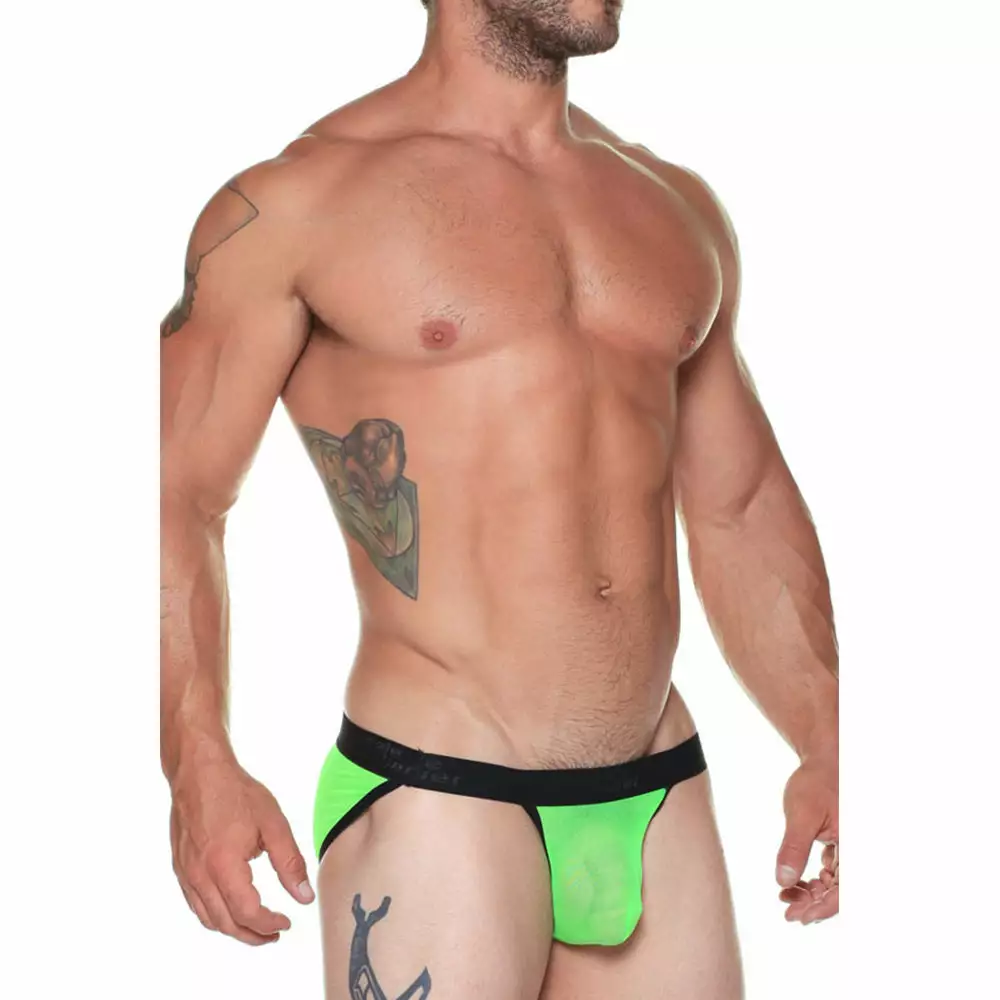 Male Power 474-07B Neon Mesh Mustang Bikini 3 Male Power 474-07B Neon Mesh Mustang Bikini