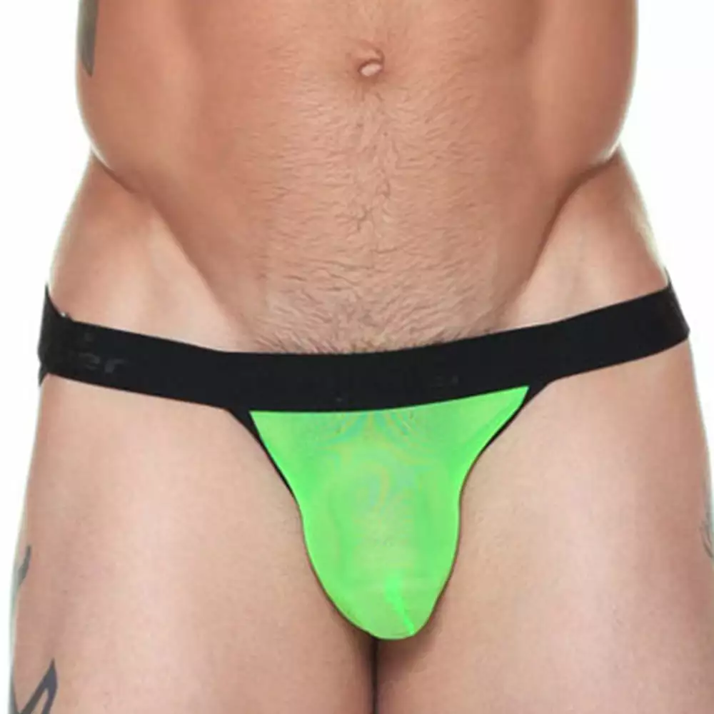 Male Power 474-07B Neon Mesh Mustang Bikini 1 Male Power 474-07B Neon Mesh Mustang Bikini