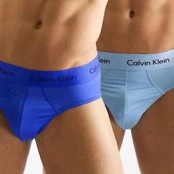 Calvin Klein 6438223 Microfiber Stretch 2 Pack Hip Brief