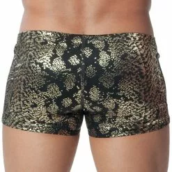 CandyMan CA99218 Metallic Swim Trunks Swimwear