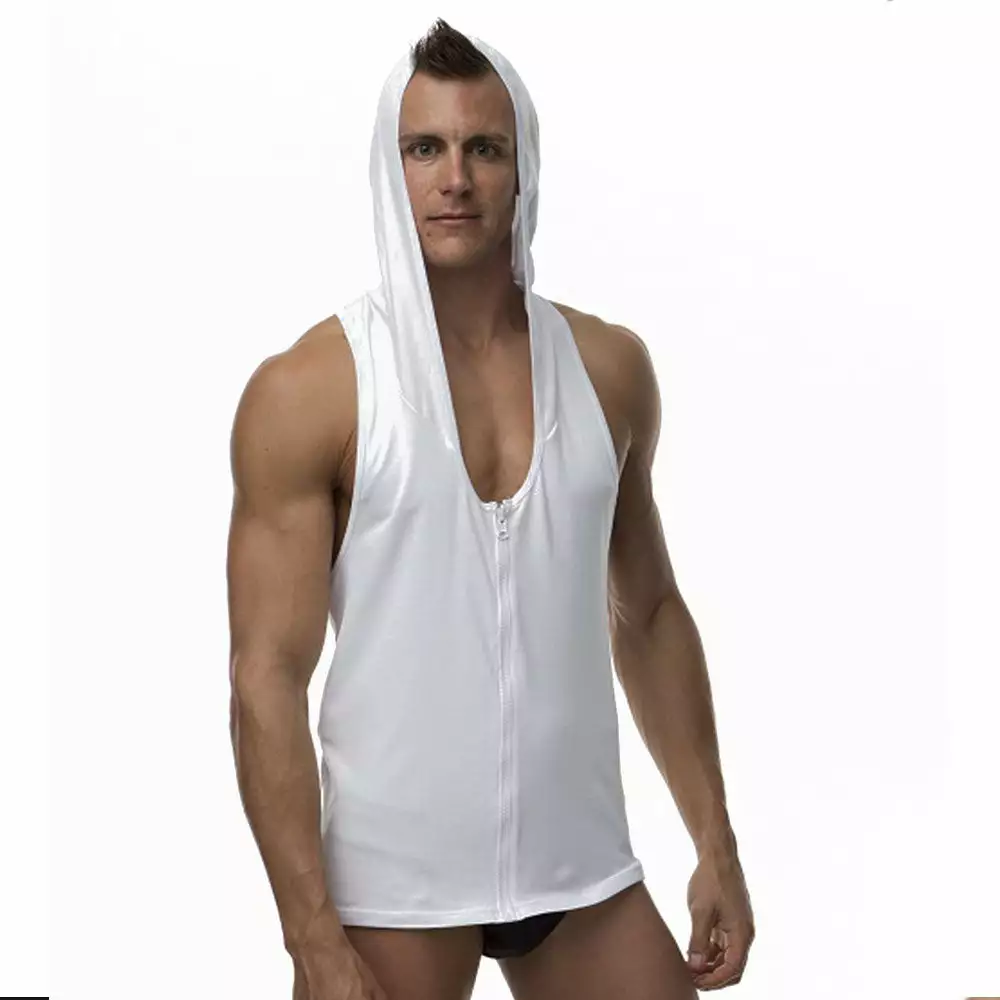 Cover Male CM339 Tank Hoodie 3 Cover Male CM339 Tank Hoodie