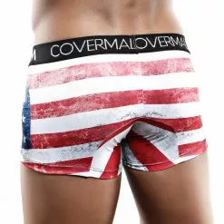 Cover Male CMG013 USA Flag Boxer Trunk