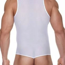 Underwear Male Basics MBL-009 Sexy Body Mesh Unitard