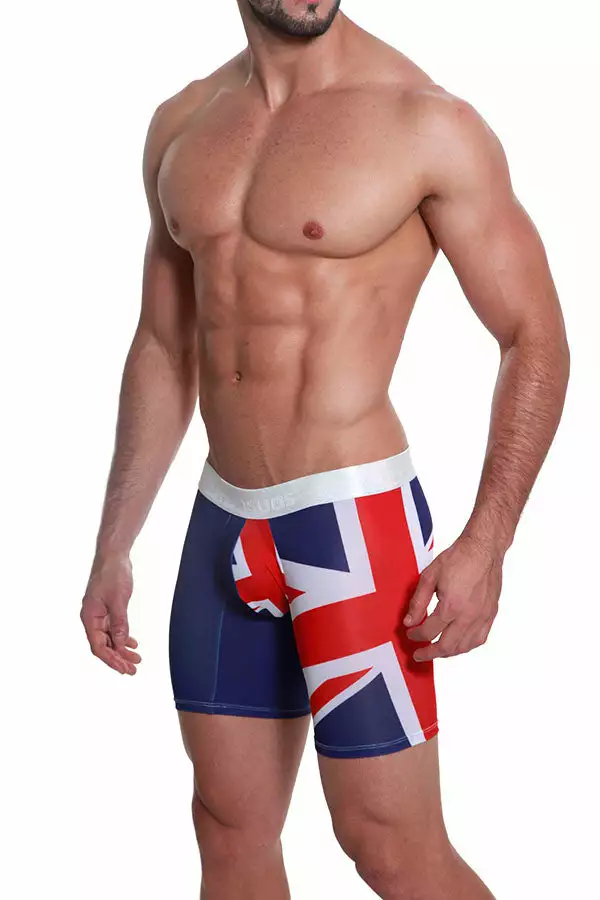 Mensuas MN0840 Great Britain Flag Long Boxer 4 Mensuas MN0840 Great Britain Flag Long Boxer