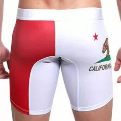 Mensuas MN0869 California Flag Long Boxer
