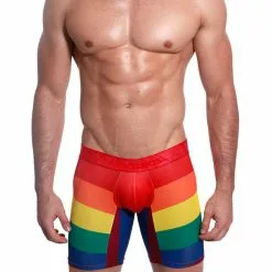 Mensuas MN0870 Pride Flag Long Boxer