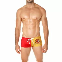 Mensuas MN8017 Spain Flag Swim Boxer