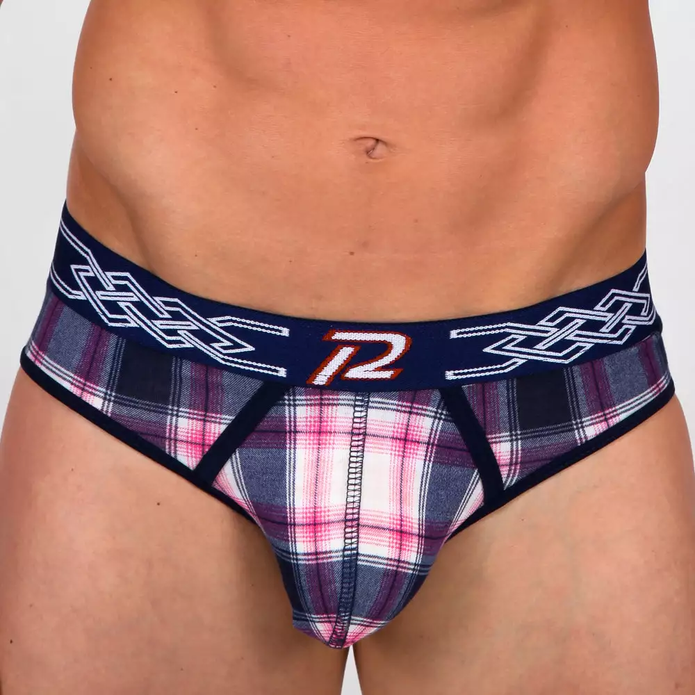 Pistol Pete PPUB225-224 CALICO Brief Plaid 1 Pistol Pete PPUB225-224 CALICO Brief Plaid
