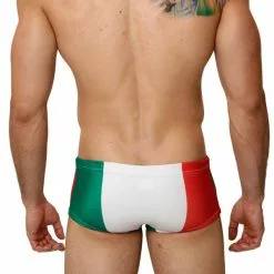 Mensuas MN8012 Mexico Flag Swim Trunk