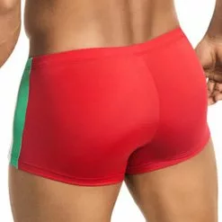 Vuthy 437 Square Cut Italian Flag Swimwear