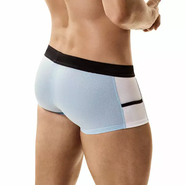 Wildmant WT62B Semi Sheer Mesh Squarecut With Cock Ring C-Rings / Straps 3 Wildmant WT62B Semi Sheer Mesh Squarecut With Cock Ring C-Rings / Straps