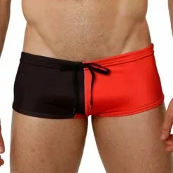 Mensuas MN8003 Germany Flag Swim Trunks