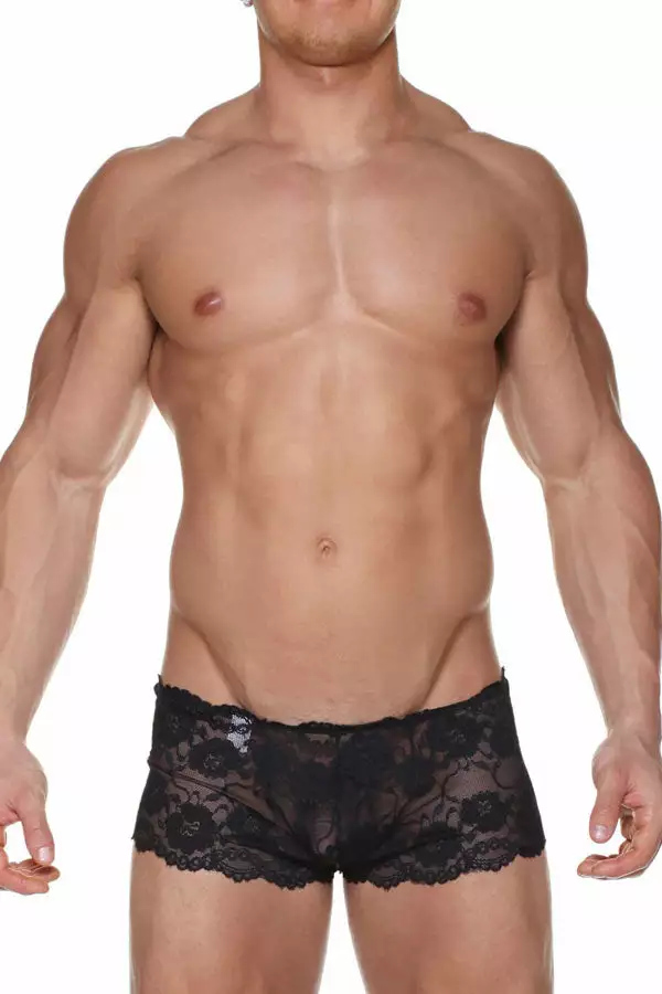 Male Basics MBL-001 Lace Mini Boy Short 5 Male Basics MBL-001 Lace Mini Boy Short