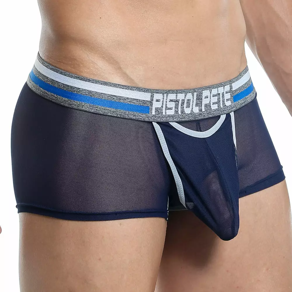 Pistol Pete PPG021 Boxer Trunk Royal Bl/White 4 Pistol Pete PPG021 Boxer Trunk Royal Bl/White