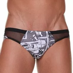 DMK RMF French Comic Retro Mesh Brief