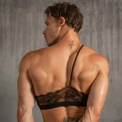 What's New Secret Male SMA025 Lacey Tank Tops