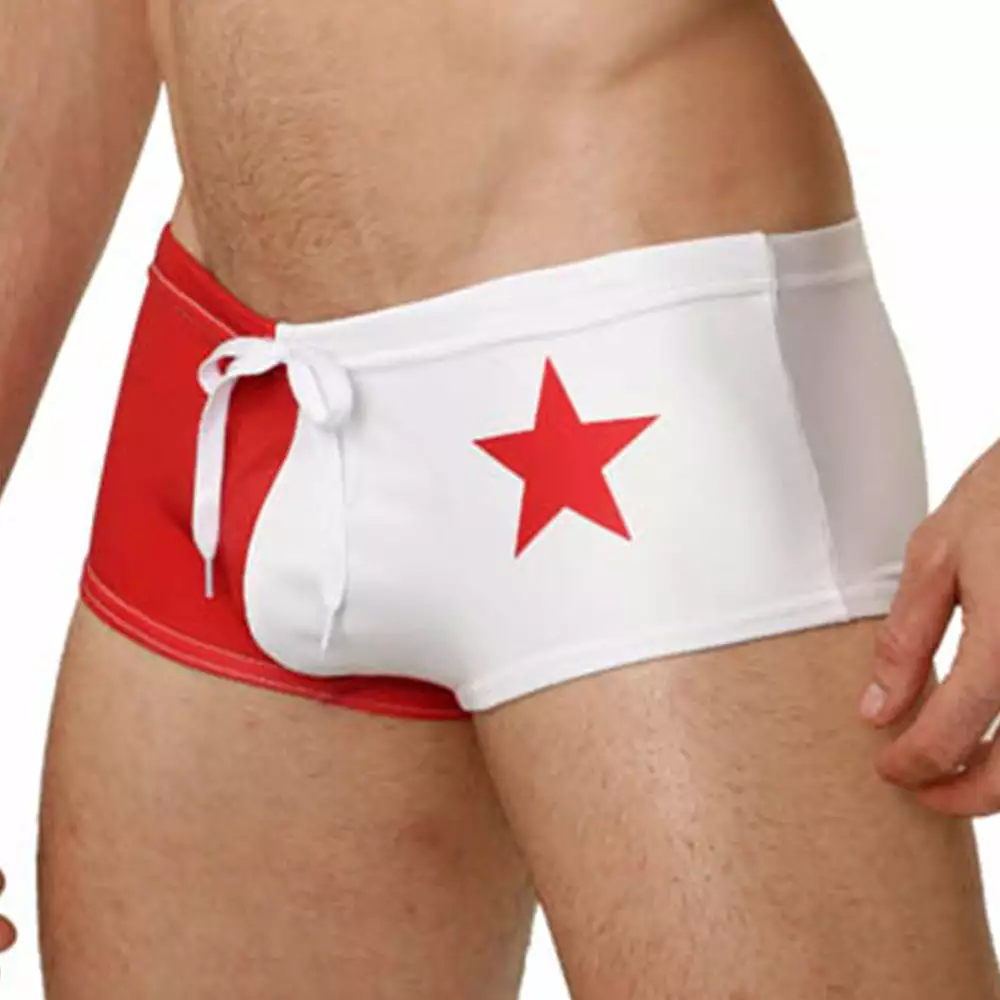Mensuas MN8007 California Flag Swim Trunk 3 Mensuas MN8007 California Flag Swim Trunk