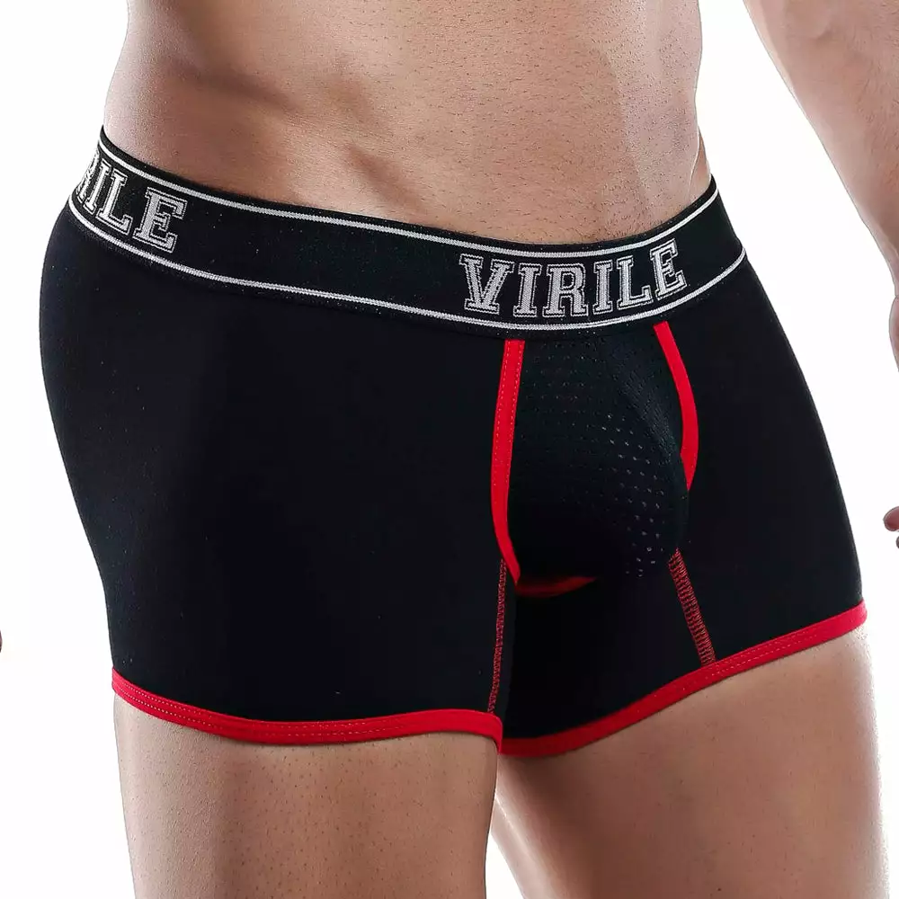Virile VLG004 Boxer Trunk Mesh Underwear 1 Virile VLG004 Boxer Trunk Mesh Underwear